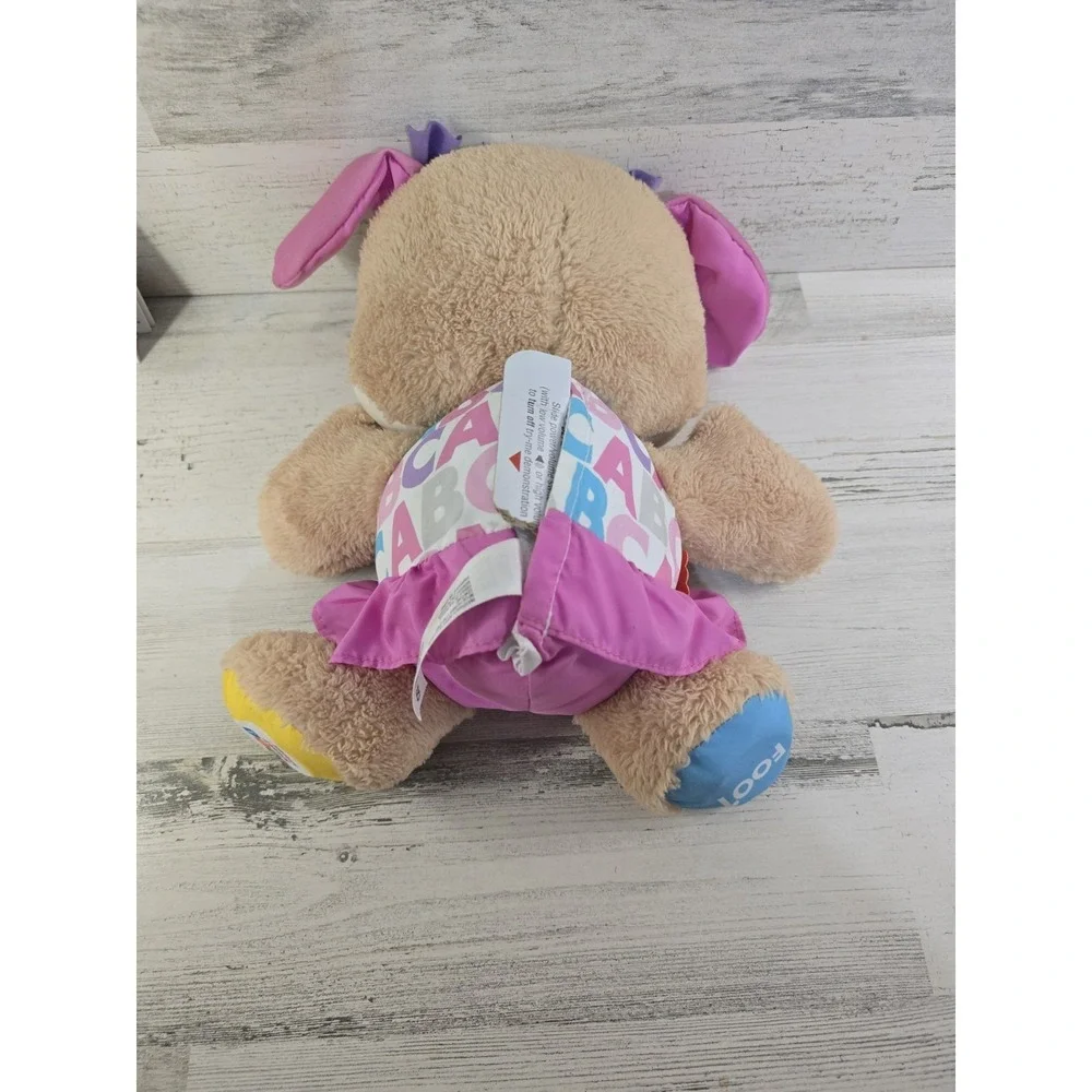 Fisher-Price Laugh & Learn Smart Stages Sis Pink Puppy Musical Plush Toy‎ FPP54